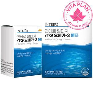 rTG 오메가3 6개월분 EPADHA 기억력개선 비타민E 멸치오일 혈행개선에좋은 노르웨이오메가3 인테로