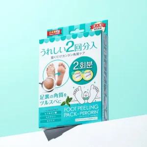 발팩장인 페로린 민트향 2회분 1개 뒤꿈치갈라짐 각질제거 필링팩 발바닥 굳은살 연화제 풋마스크