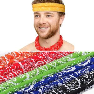 [5개세트]여름 냉감 아이스 쿨 스카프 냉동 얼음 머플러 넥밴드 냉장고스카프 넥쿨링