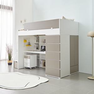 원마인드 유드림 어린이 학생 높은 벙커침대 옷장 서랍장 슈퍼싱글