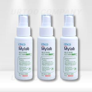 세스코 마이랩 모기 진드기 무자극 기피제(로즈향) 70ml 3개
