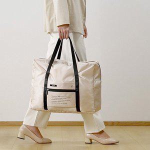 [히키스]여행 출장 보조가방 캐리어결합 초경량 폴딩 보스턴백