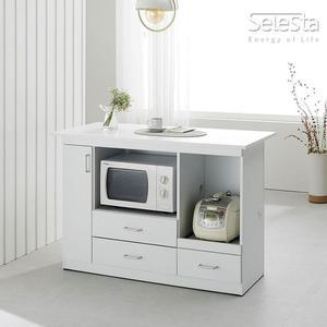 [RGM7P50P]엘리스 1200 홈바 아일랜드식탁 수납장 일체형