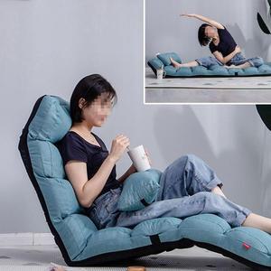 [RGL56Q98]좌식 독서의자 버클 접이식 쿠션의자 각도조절