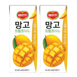 델몬트드링크팩 190ml 망고 24팩 과즙음료