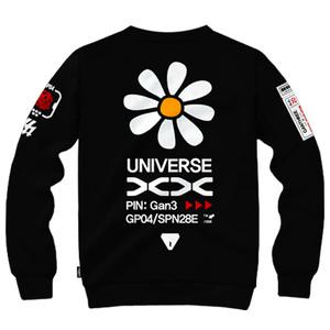 간쓰리 GP04SP 국내생산 디자이너 맨투맨 블랙