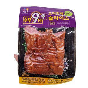 목우촌 주부9단 오리훈제 슬라이스 500g x 1개 아이스박스포장