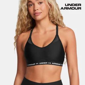 [롯데백화점]언더아머 여성 UA 크로스백 로우 스포츠 브라 1386424-001