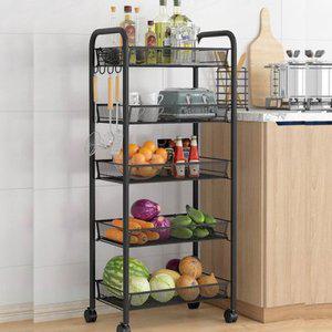 [텐바이텐]이동식 철제 수납 다용도 트롤리 5단