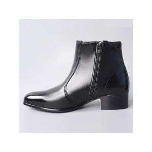 [하프클럽/세자매]발목쿠션 남성구두 안쪽지퍼 정장부츠 키높이 국산