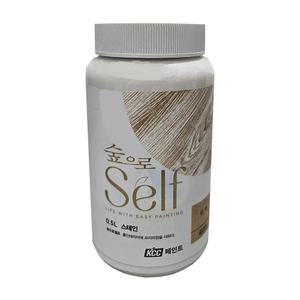 우드 스테인 친환경 수성 목재 가구 실내 KCC 숲으로셀프 스테인 크리어 투명 0.5L