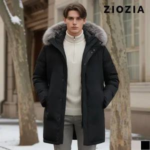 [지오지아] 폭스퍼 후드 롱 점퍼 (AEC4FP1101)