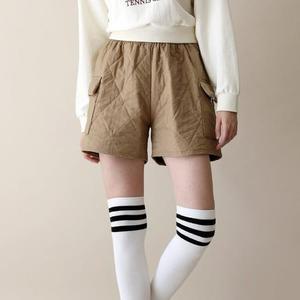 여자 FW 카고팬츠 누빔 액티브웨어 패딩 반바지