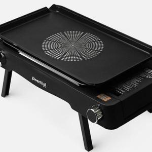 KJP 전구이용대형불판 리얼 와이드53cm 빅 그릴 가스버너 고기구이 불판 풀세트