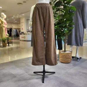 [대구백화점] [파파야]밴딩기모골덴와이드팬츠(PNORPT001D)