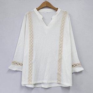 [아이우먼] 엘리레이스긴팔블라우스 IRS638M409 빅사이즈