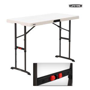 라이프타임 다목적 테이블 1200 / 122 x 61cm 3단 높이조절 코스트코 야외테이블