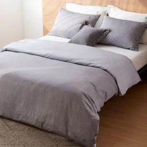 [갤러리아] 프레디 60수 사틴 순면 이불커버세트 K