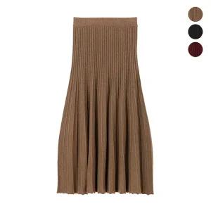 TAGME 23FW 메리노울 블렌드 니트 플리츠 스커트 3종 택1