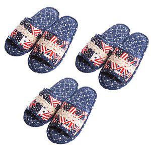 [케이에스몰](1+1+1) 더블패드 순 면실내화 3개 1세트 이중쿠션 면실내화 거실화 실내화 층간소음방지