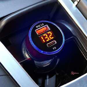 차량용고속충전기 충전잭 시거잭 12-24V겸용 시가잭 멀티 핸드폰 초고속 급속 볼트미메타 배터리 체크 전압