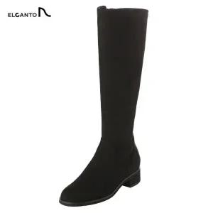 [롯데백화점]엘칸토 여성 4CM 스판 롱부츠 LCWL02U44C (블랙)