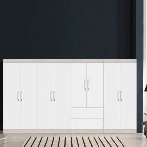 new 리소 12자 세트(4통) 양복장+이불장+투서랍장+선반장 장롱 드레스룸 옷방 침실가구