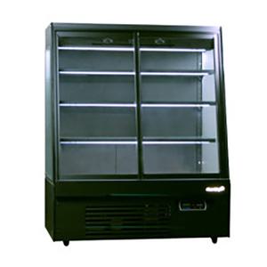 반찬 야채 쇼케이스 밀키트냉장고 셀프바 사선형 블랙 1200