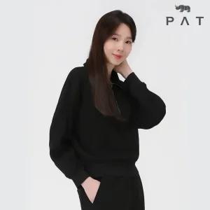 [PAT 여성] 트리코트본딩 반집업 스웨터_1I85491