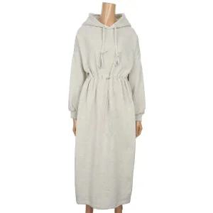 [르샵] 플레인 후드 스트링 기모 원피스 (BNAOP034A)