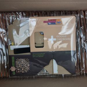 구글카드보드플러스 2in1  50개묶음 증강현실+가상현실 AR+VR 3D 과학의날 교재 실습 체험 학교 방과후 관공서 특활 특수반 진로 직업교육 메타버스 XR 확장 다량재고보유