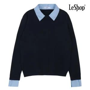 [르샵] 셔츠 레이어드형 니트 (BO9KP048A)