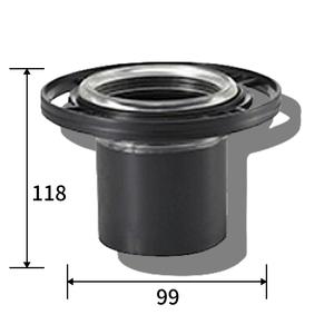 긴정심 긴받침 후렌지 VG1 VG2 배관 겸용 100mm 정심 플렌지 받침대 변기 설치