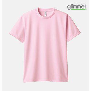 [기타]글리머 프린트스타 드라이 라운드 쿨티 반팔티 라이트핑크