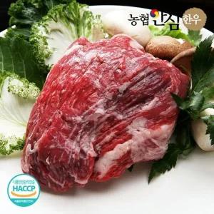 농협안심한우 1등급 한우 양지 국거리 600g(300g x 2팩)