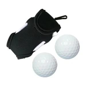 [하프클럽/]골프 공 케이스 파우치 허리백 볼 주머니 티꽂이