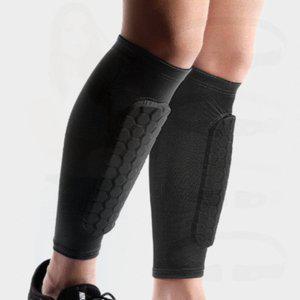 축구용 정강이보호대 충격흡수 2P 일체형 경량 운동용 보호