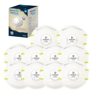 애니가드 방진마스크 1급 VC102V 밸브형 산업용 분진 (1곽 10매)