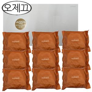 오제끄 자연이 빚은 오색황토 시그니처바 9개입 / 오색황토 비누/무료 dj