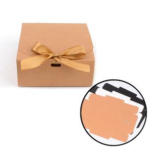 리본매듭 사각 크라프트 기념품 생일선물 포장박스
