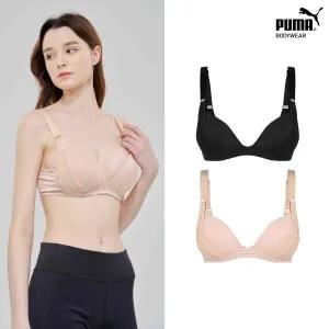 비노출특가 [푸마] 여성 노와이어 볼륨 브라 뽕브라 2종세트