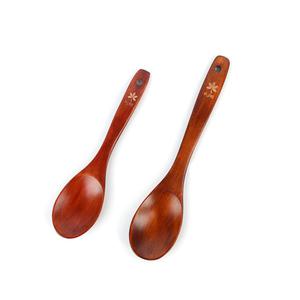 긁힘방지 원목 나무 먹방용 큰숟가락 우드롱스푼
