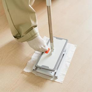바닥 청소용 발로 누르는 원터치 교체 청소포 밀대 막대걸레