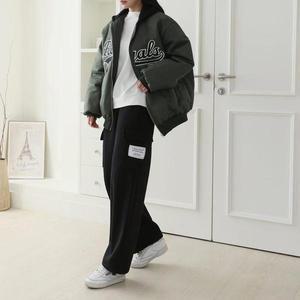 [기타]빅사이즈 후드집업 블루종 야구점퍼 레터링 항공자켓