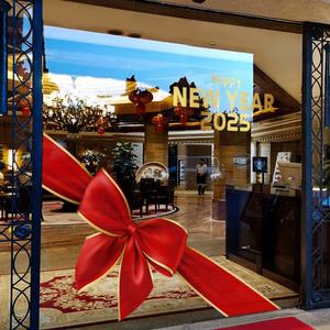 2024 크리스마스 대형 리본트리 스티커트리 최화정트리 스티커