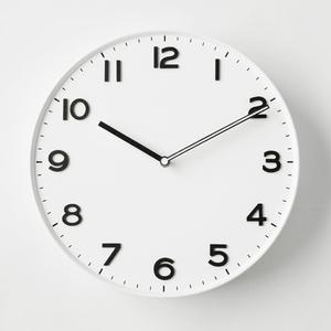 국산 플라이토 볼드라인 무소음 인테리어 벽시계 30cm