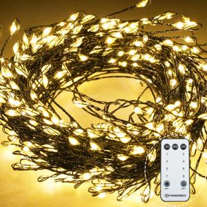 지네전구1200구 24V점멸기+연장선+리모콘포함 와이어 크리스마스 츄리 지네조명