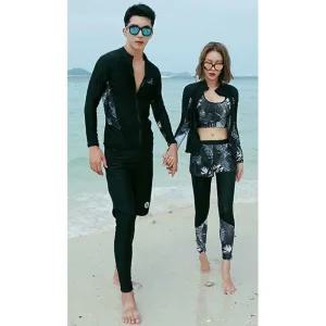 풀빌라 래쉬가드 수영복 휴가 비치웨어 하와이안 휴양지 커플 신혼여행