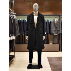 [갤러리아] 킨록 F/W 세미오버핏 캐시미어 혼방 더블 코트 블랙 (TIO13)