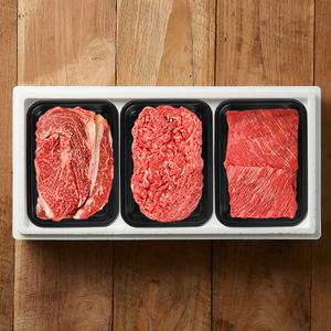 [횡성한우명가]일품 구이혼합 6호 (등심x2/불고기x2/국거리x2) / 1.58kg